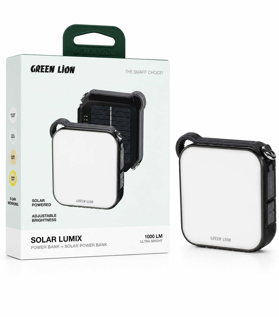 چراغ کمپینگ و پاوربانک خورشیدی Green Lion Solar Lumix
