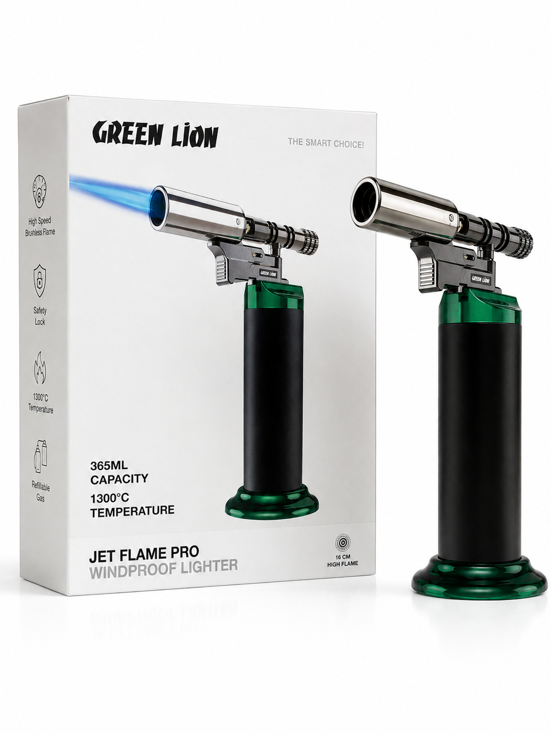فندک تورچ Green Lion Jet Flame Proضد باد