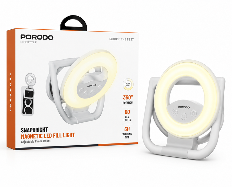 چراغ LED مگنتی Porodo SnapBright