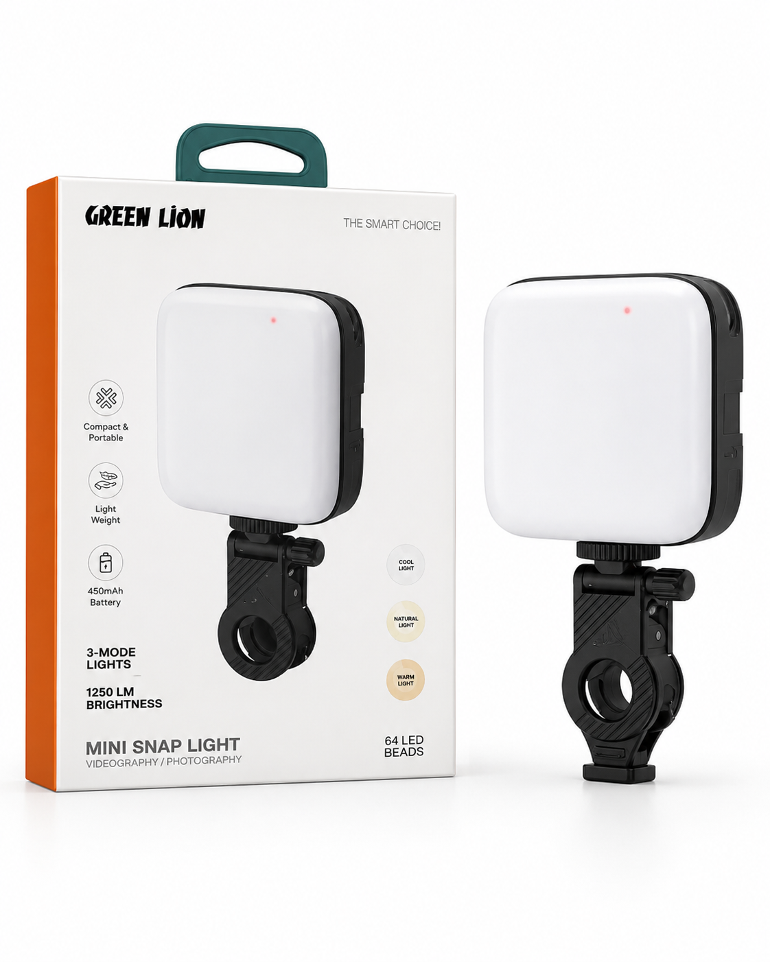 چراغ مینی کلیپسی Green Lion Mini Snap Light