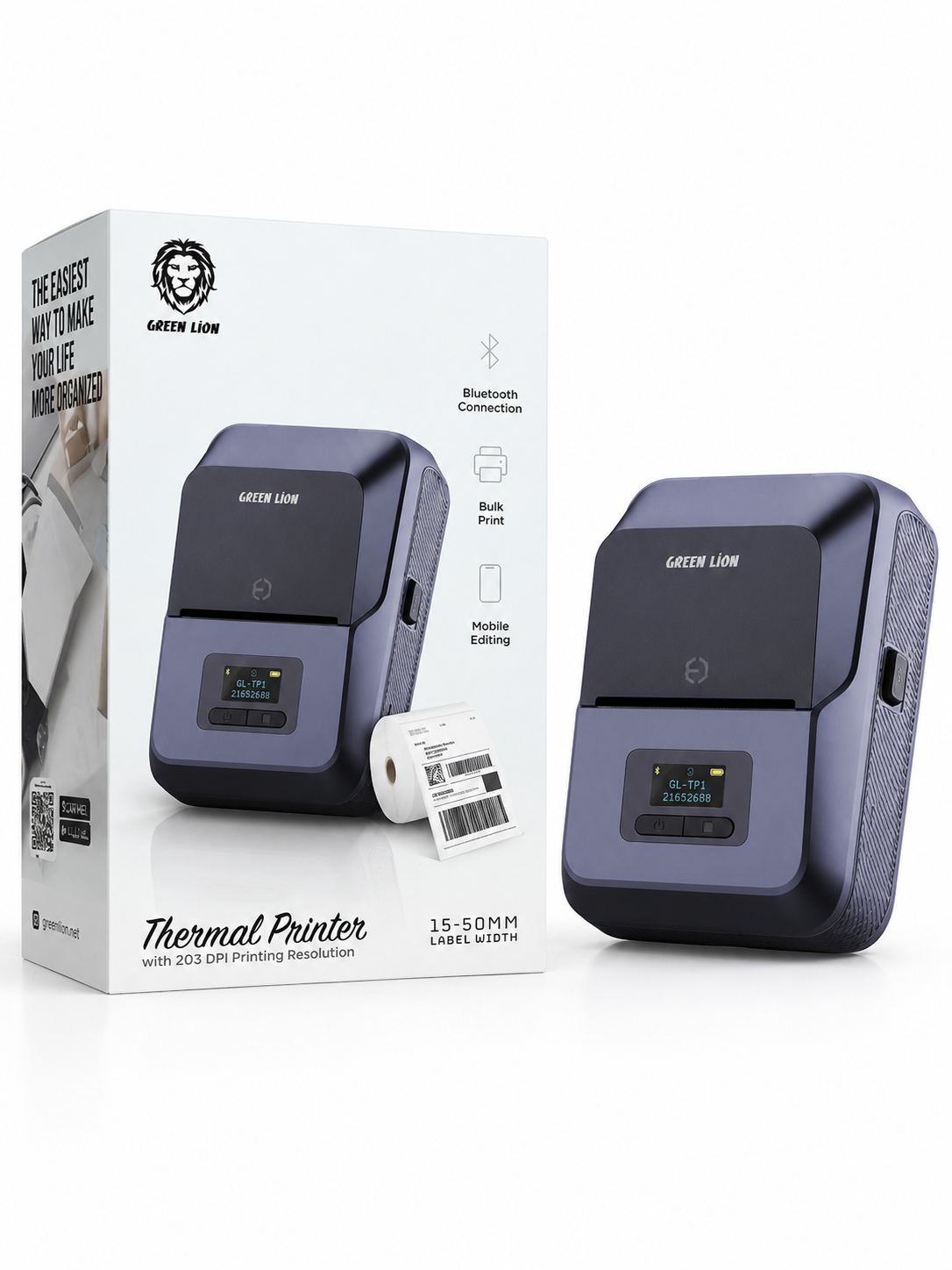 پرینتر حرارتی گرین لاین Thermal Printer به همراه رول اضافه