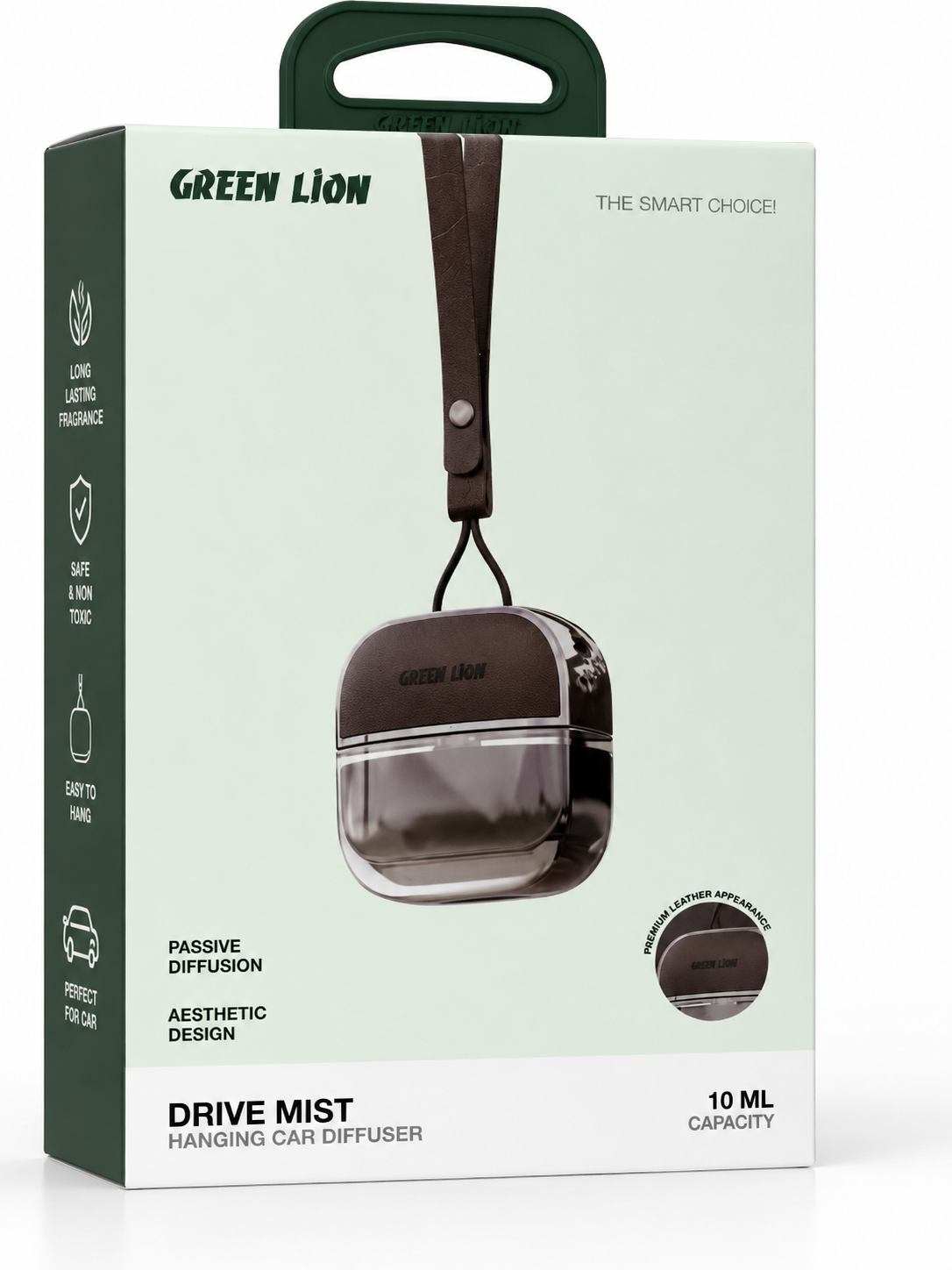 خوشبوکننده خودرو آویزی Green Lion Drive Mist