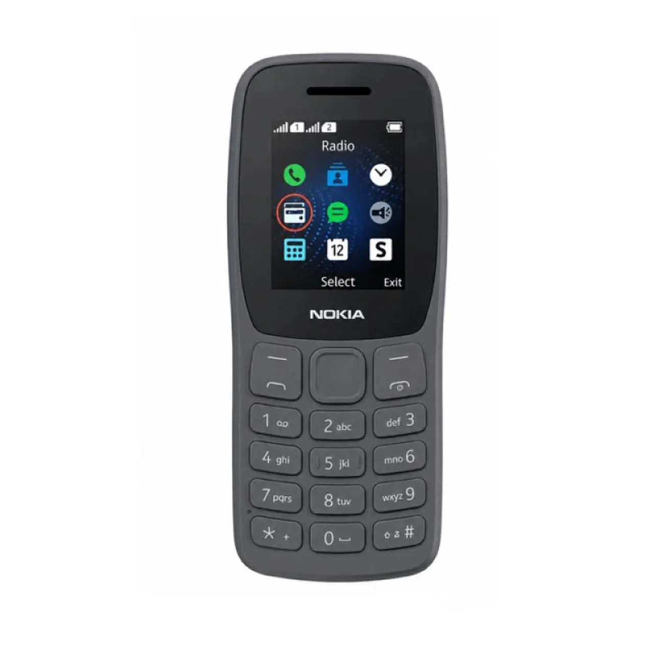 گوشی موبایل Nokia مدل 105-2024 - ذغالی