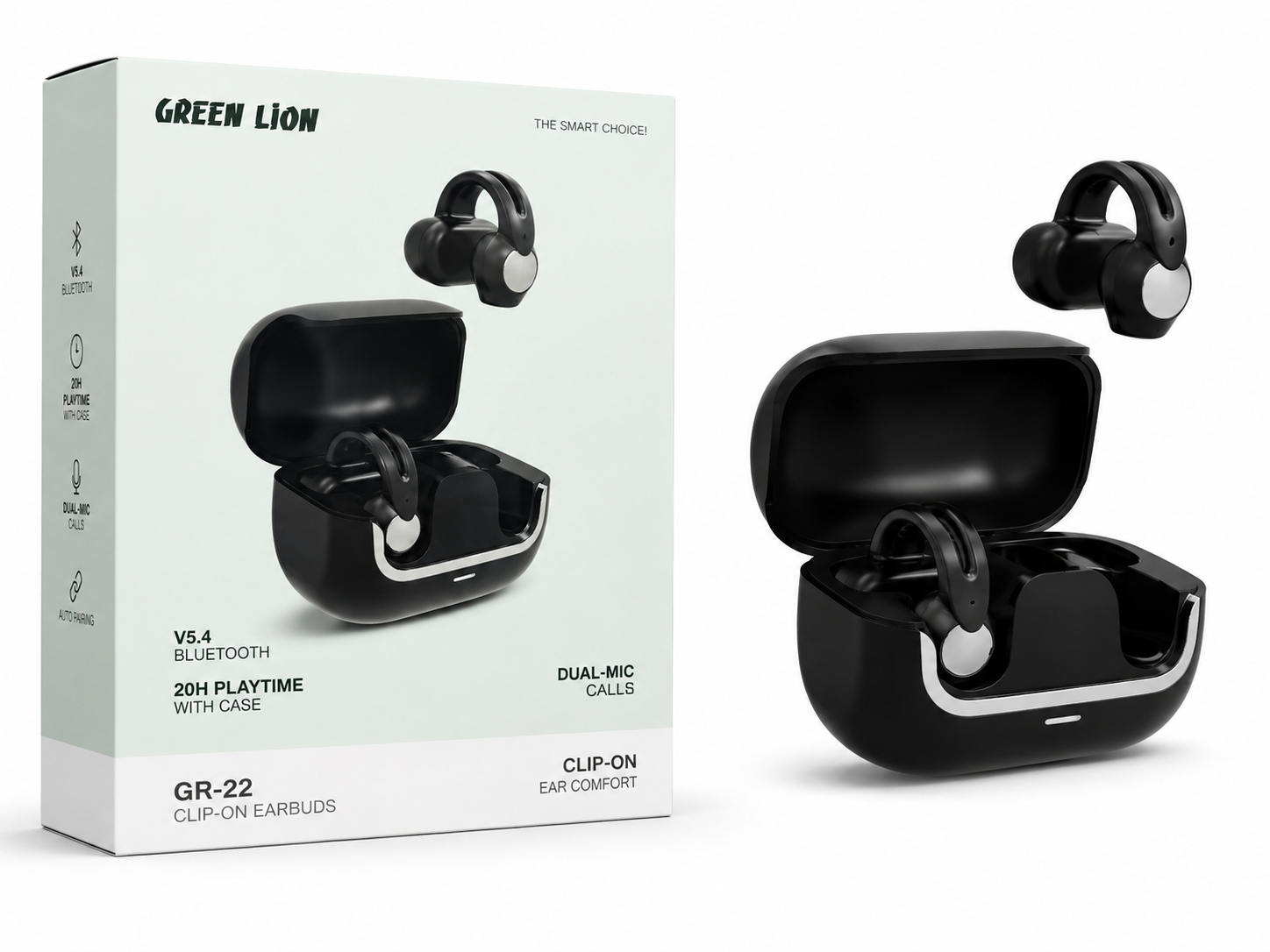 هندزفری بلوتوثی گرین لاین مدل GR-22 Clip-On Earbuds