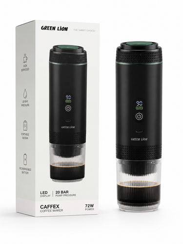 قهوهساز شارژی گرین لاین مدل Caffex