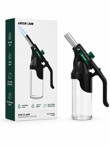 سرشعله اتمی Green Lion مدل Fire Flame Windproof Lighter