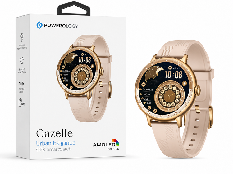 ساعت هوشمند Powerology مدل Gazelle Urban Elegance GPS