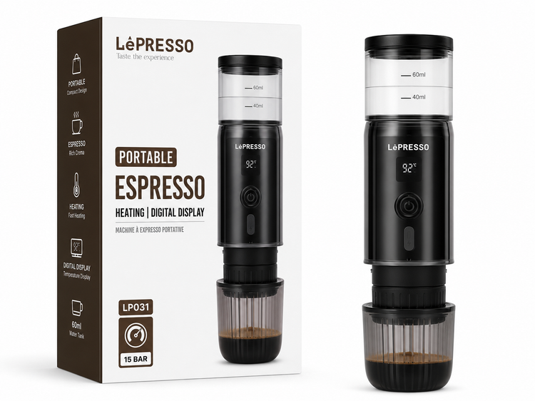 اسپرسوساز شارژی قابل حمل LePresso مدل LP031