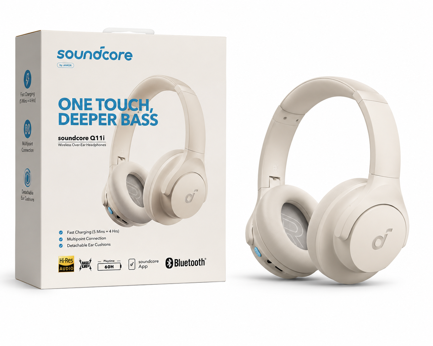 هدفون بی‌سیم Anker Soundcore Q11i