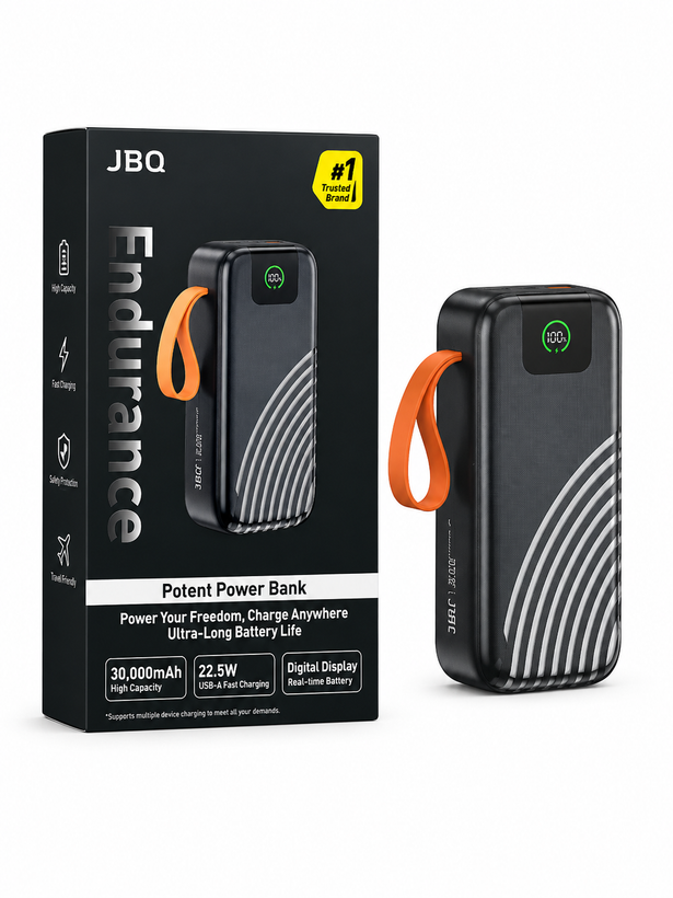 پاوربانک JBQ Endurance ظرفیت 30000 میلیآمپرساعت