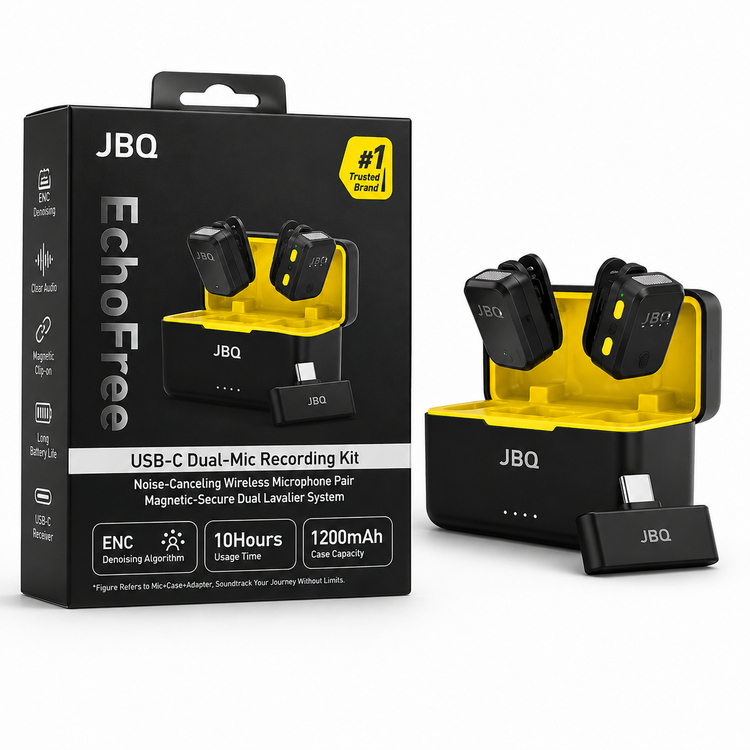 میکروفون بیسیم دوکاربره JBQ EchoFree USB-C