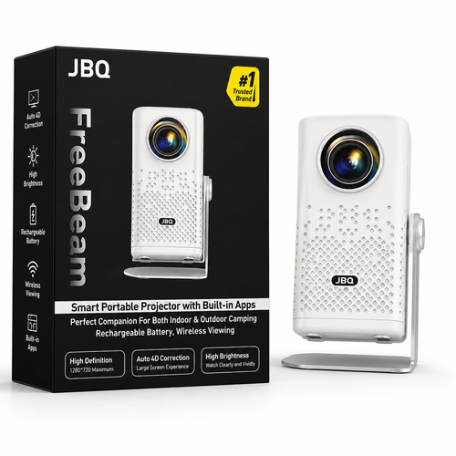 ویدئو پروژکتور هوشمند قابل حمل JBQ FreeBeam