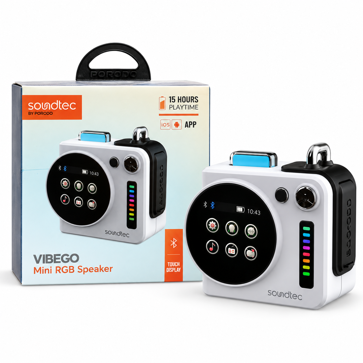 اسپیکر مینی RGB پرودو Soundtec مدل VIBEGO